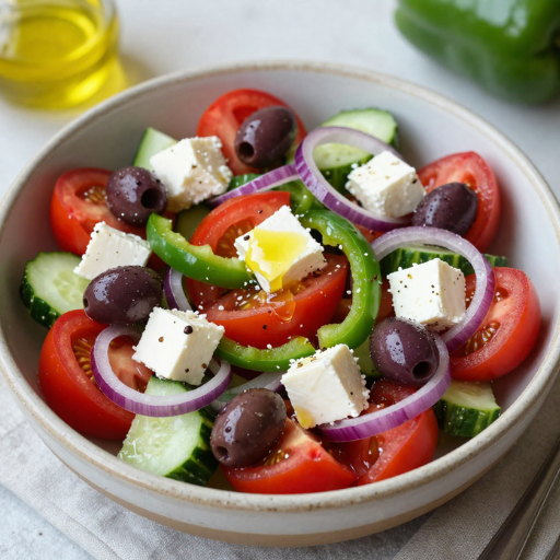 Choriatiki (Griechischer Salat) - Kulinarische Spezialität