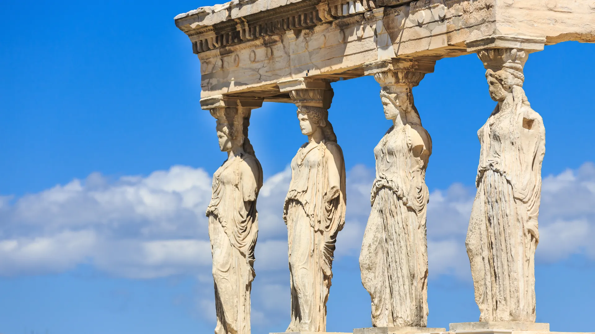Karyatiden am Erechtheion auf der Akropolis