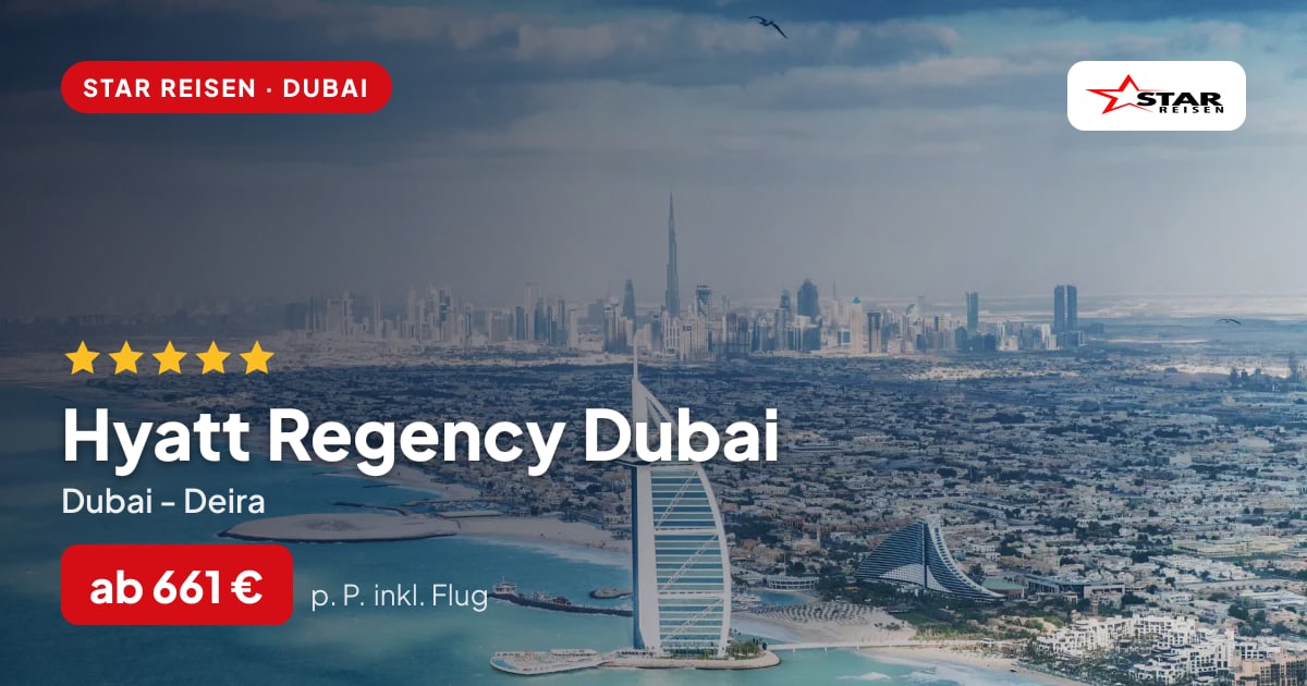 Hyatt Regency Dubai – Dubai - Deira ab 661 € p. P.